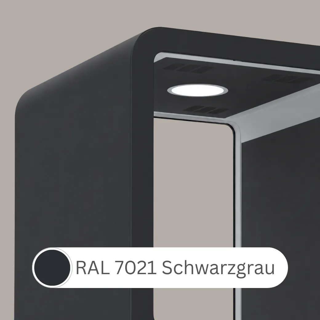 RAL 7021 Schwarzgrau Dark